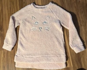 Cat Sweater Soft Sequence Car Face Light Weight Women’s Med Pink #2 - Picture 1 of 7