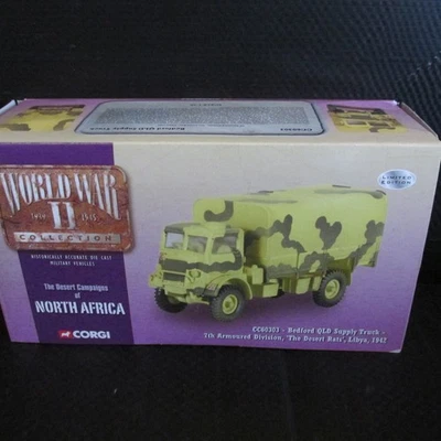 CORGI CC60303. BEDFORD QLD SUPPLY TRUCK LIBYA 1942.1:50 SCALE.2003 - Image 1 of 3
