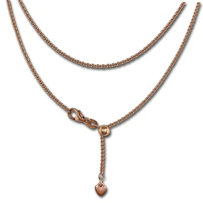 Collana A Cuore Silberdream In Argento Rosa 45Cm 925 Argento Placcato SDK22645E - Immagine 1 di 4