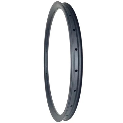 650B 35mm Wide 25mm Deep Carbon MTB Rim Asymmetric Mountain Bike Tubeless Wheels - Image 1 of 4