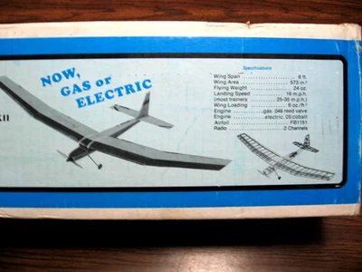 Kit Modelo Avión Vintage Dynaflite Pieza O' Cake MKII R/C Envergadura 6 Pies, Nuevo en Caja Foto 1 de 4