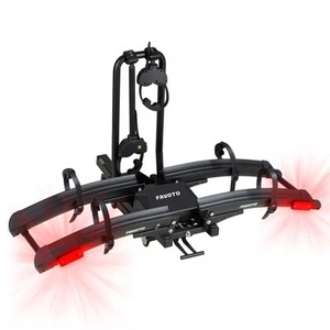 Hitch Ebike Car Rack - Cars SUVs Bike Rack for 2 E-Bikes with Anti-Wobble 2-I... - Picture 1 of 7