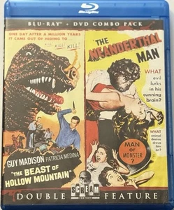 The Beast Of Hollow Mountain & The Neanderthal Man Blu-ray OOP Scream Factory - Foto 1 di 3