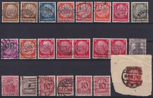 Deutsches Reich Infla - 3. Reich PERFIN Lot mit 23 Firmenlochungen - Picture 1 of 2