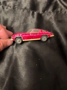 Vintage Corgi Toys 1/43 Red Corvette Sting Ray w/ Jeweld Headlights. E8 - Picture 1 of 7