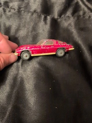 Corgi Toys 1/43 Corvette Sting Ray rojo vintage con faros Jeweld. E8 Foto 1 de 4