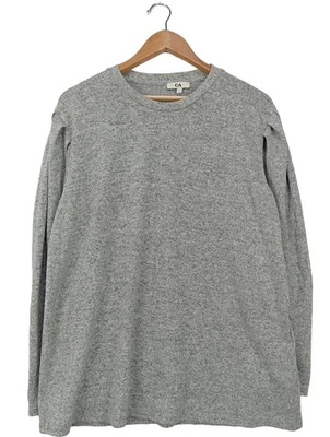 C&A Jersey holgados Mujeres Jersey Talla EU 38 gris claro look casual - Imagen 1 de 4