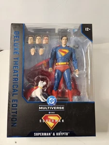 McFarlane DC Superman & Krypto Movie Deluxe Theatrical Edition 7" Actionfigur - Bild 1 von 9
