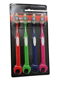 4X Pack Snap on tools Toothbrush Red, Green, Blue & Pink Flank Drive Toothbrshpk - Picture 1 of 2