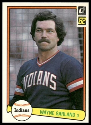 1982 Donruss #489 Wayne Garland Cleveland Indians - Image 1 of 2