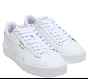 Puma Damen Court Sneaker weiß Tennisschuh Mode Freizeit Turnschuhe Größe 8,5 M - Bild 1 von 5