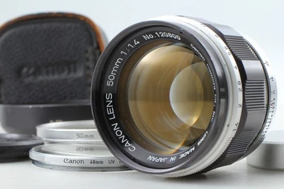 CLA'd [MINT w/ Hood] Canon 50mm F1.4 MF Lens for L39 LTM Leica Mount From JAPAN - Image 1 of 4