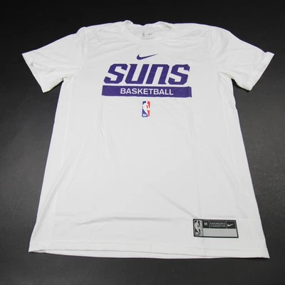 Phoenix Suns Nike NBA Authentics Dri-Fit Camisa Manga Corta Para Hombre Blanca Nueva Foto 1 de 4