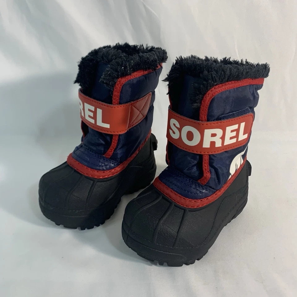 Botas aislantes Sorel Snow Commander niño pequeño talla 5 invierno impermeables usadas en excelente estado Foto 1 de 4