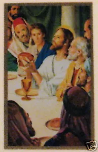 Llavero religioso La Última Cena de latón macizo NUEVO - Imagen 1 de 5