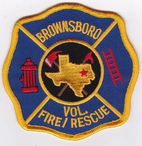 Parche de bombero Brownsboro Fire Rescue Texas ¡NUEVO!! - Imagen 1 de 1