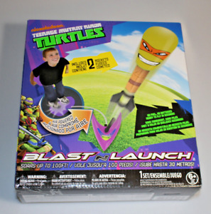 Teenage Mutant Ninja Turtles Blast N Launch Air Powered Rockets NEW 2013