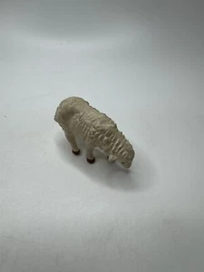 Antique 1920s Painted Lamb Miniature Farm Animal Sheep for Village Display - Picture 1 of 6