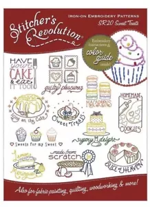 Stitcher's Revolution SR20 IRON-ON Embroidery Patterns Transfers Quilt NEW - Picture 1 of 3