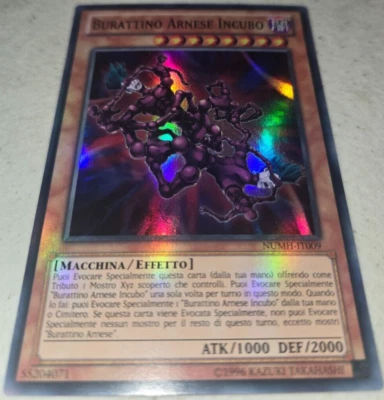 Yugioh Italian Gimmick Puppet Nightmare NUMH-EN009 IT009 Super Rare MP - Image 1 of 2