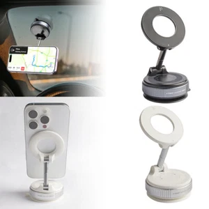 Vacuum Magnetic Suction Cup Car Phone Holder Stand Mount 360° Rotation AU FT - Picture 1 of 21