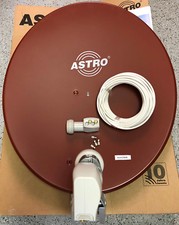 hochwertige Sat - Anlage,78cm,digital,HDTV, UHD, Twin - LNB (2Teilnehmer)neu 25m