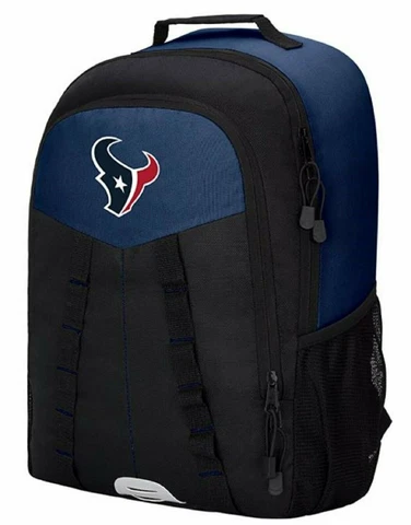 Houston Texans Backpack Premium Embroidered Heavy Duty SCORCHER Design Football Cover