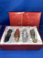 J C PENNEY LADIES SHOES VINTAGE THEMED ORNAMENT SET OF 4,  NEW IN BOX