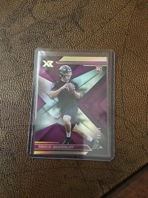 2019 Panini XR Trace McSorley RC Purple /25 Ravens Penn State - Image 1 of 2