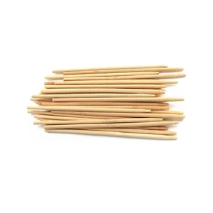 BambooMN 5mm Thick Caramel Candy Apple Corn Dog Bamboo Skewers, Many Sizes - Picture 1 of 13