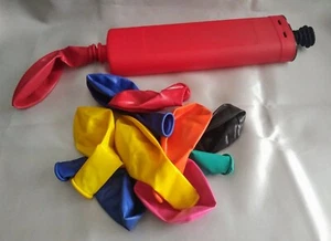 Balloon Pump + Balloons - Picture 1 of 2