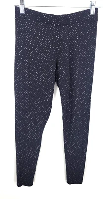 Lauren Conrad LC Leggings Womens Small Black Polka Dot Boho Stretch Pull On NWT - Image 1 of 4