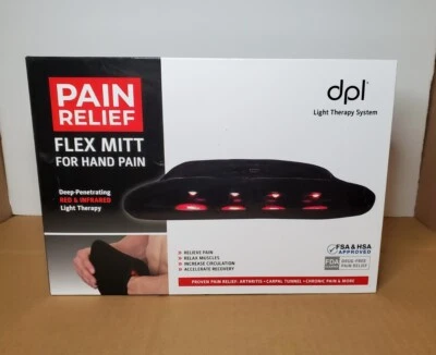 DPL Light Therapy System Pain Relief Flex Mitt Arthritis Carpal Tunnel - Image 1 of 4