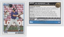 2010 Bowman Prospects Bo Bowman #BP12