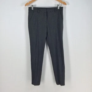 Zara womens dress pants size US 4 aus 8 black polka dot tapered zip 057432 - Picture 1 of 11