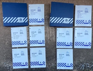 9 Books! New Holland Tractor TV140 Repair Service Manual Binders Vol. 1 & 2 2001 - Picture 1 of 8