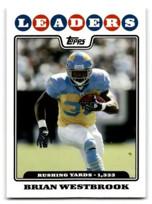 2008 Topps #291 Brian Westbrook - Image 1 of 2