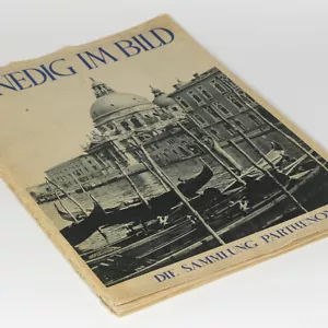 Venice portfolio w/40 photo plates 1940 Italy Rialto Ducal Palaca Gothic Bridges - Picture 1 of 1
