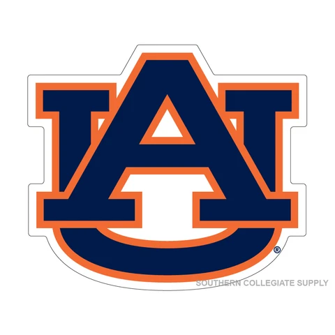 AU AUBURN UNIVERSITY Tigers Large 12" Logo Auto Magnet Cover