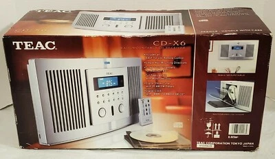 TEAC CD-X6 AM/FM Radio CD Receiver Wall  / Table Stereo - NEW IN BOX - Image 1 of 4