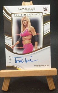 2023 Panini Immaculate WWE All-Time Greats - On Card Auto - Torrie Wilson /49 - Bild 1 von 2