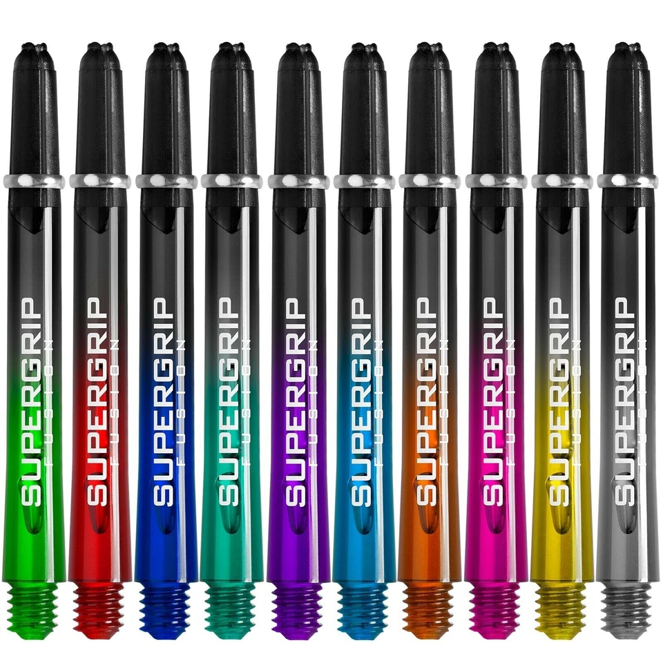 3 New Sets Harrows SuperGrip Fusion X Medium Dart Shafts - Ships w/ Tracking