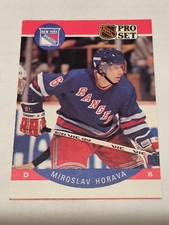 1990-91 Pro Set Hockey Card Miloslav Horava New York Rangers #198