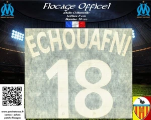 Flocage officiel maillot OM 97/98 away 18 Echouafni Ligue 1 France monblason - Imagen 1 de 5