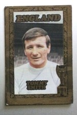 A&BC BubbleGum World Cup Embossed Football 1970Tommy Smith LIVERPOOL England