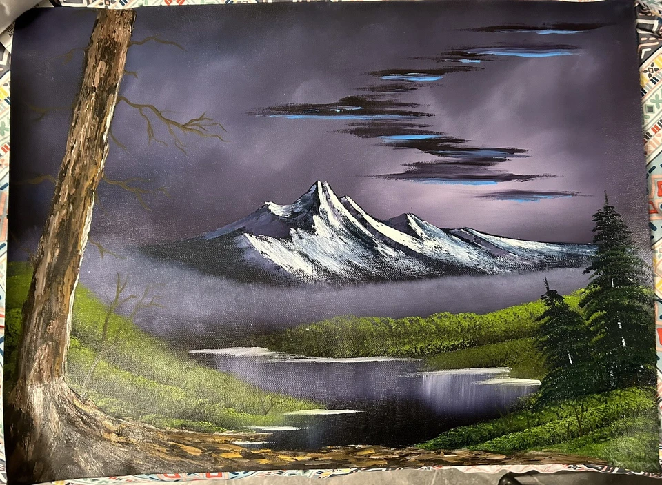 Pintura acrílica de prisioneiro Purple Paradise/Nature - Imagem 1 de 1