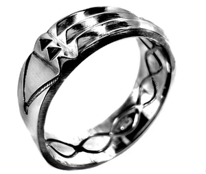 Atlantis Ring 925 Solid Sterling Silver Talisman Egyptian Amulet Handcrafted USA - Picture 1 of 12