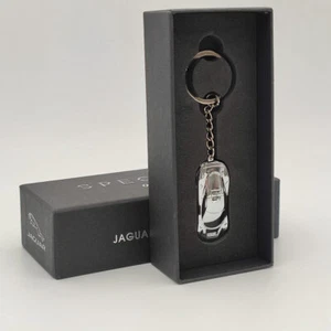 Diecast JAMES BOND SPECTRE 007 JAGUAR C-X75 Keychain Keyring Silver BRAND NEW - Picture 1 of 10