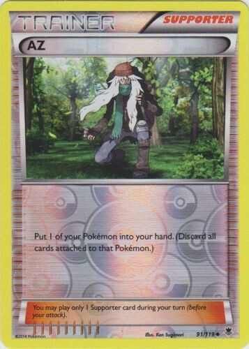 Lightly Played Reverse Holo 91/119 AZ  XY - Phantom Forces Pokemon TCG