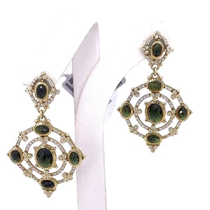 Judith Ripka Tourmaline & Diamond Earrings - Picture 1 of 7